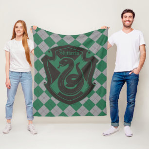 Harry Potter Slytherin House Pride Crest Fleece Deken
