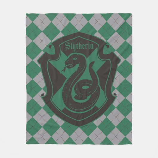 Harry Potter | Slytherin House Pride Crest Fleece Deken (Voorkant)