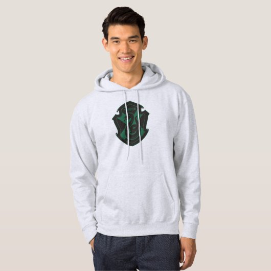 Harry Potter| Slytherin House Pride Crest Hoodie (Voorkant volledig)