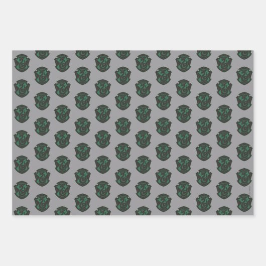 Harry Potter | Slytherin House Pride Crest Inpakpapier Vel (Voorkant)