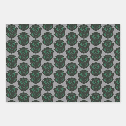 Harry Potter | Slytherin House Pride Crest Inpakpapier Vel (Voorkant)