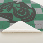 Harry Potter | Slytherin House Pride Crest Sherpa Deken (3/4)