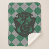 Harry Potter | Slytherin House Pride Crest Sherpa Deken (Voorkant)