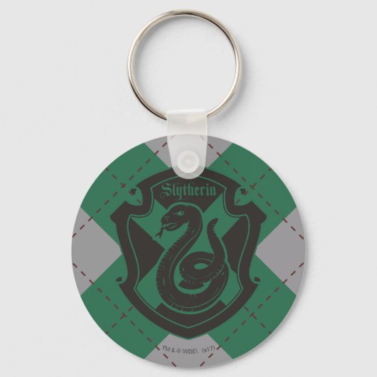 Harry Potter | Slytherin House Pride Crest Sleutelhanger (Voorkant)