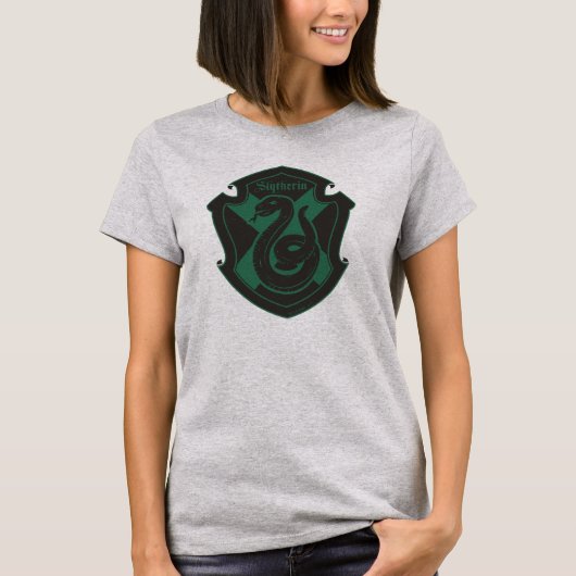 Harry Potter| Slytherin House Pride Crest T-shirt (Voorkant)