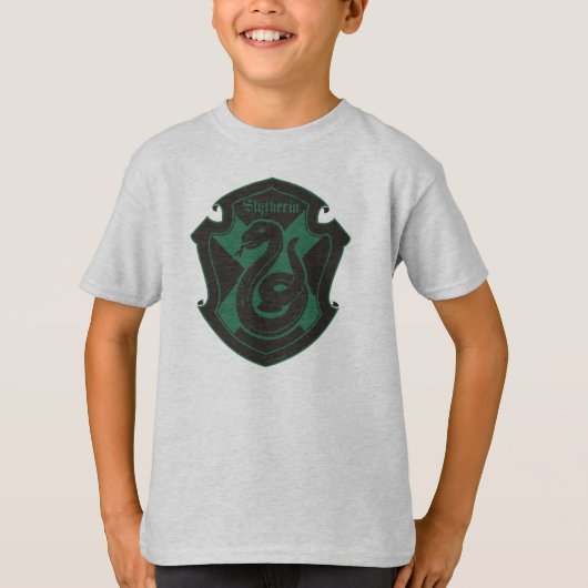Harry Potter | Slytherin House Pride Crest T-shirt (Voorkant)