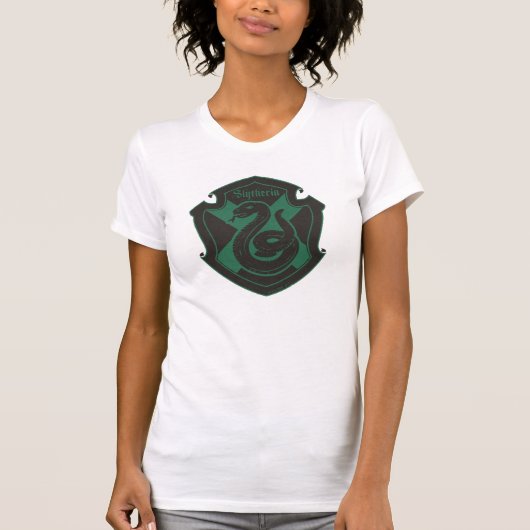 Harry Potter | Slytherin House Pride Crest T-shirt (Voorkant)