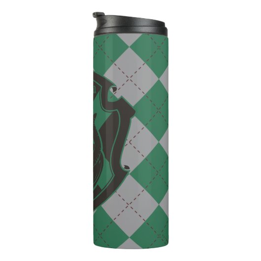 Harry Potter | Slytherin House Pride Crest Thermosbeker (Geroteerd rechts)