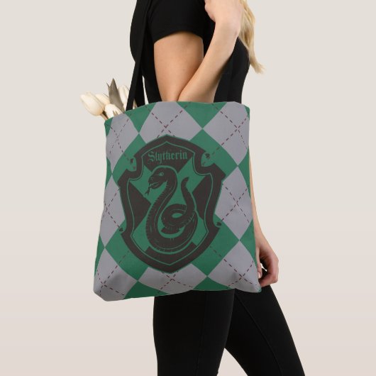 Harry Potter | Slytherin House Pride Crest Tote Bag (Dichtbij)