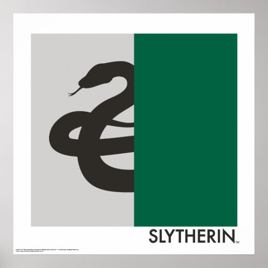Harry Potter | Slytherin House Pride Graphic Poster (Voorkant)