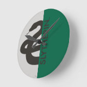 Harry Potter | Slytherin House Pride Graphic Ronde Klok (Hoek)