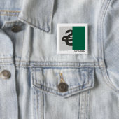 Harry Potter | Slytherin House Pride Graphic Vierkante Button 5,1 Cm (In situ)