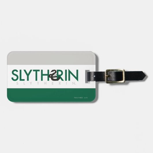 Harry Potter | Slytherin House Pride Logo Bagagelabel (Voorkant horizontaal)