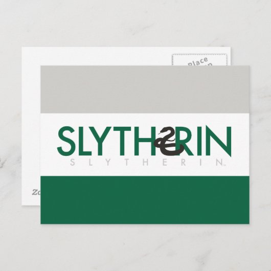Harry Potter | Slytherin House Pride Logo Briefkaart (Voorkant / Achterkant)