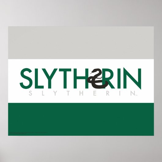 Harry Potter | Slytherin House Pride Logo Poster (Voorkant)