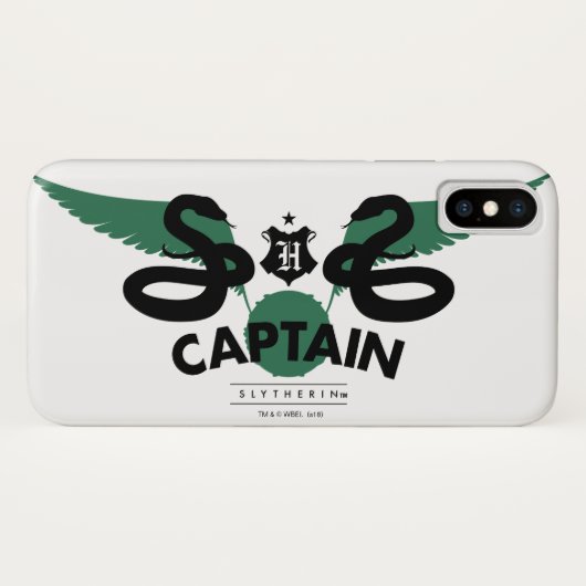 Harry Potter | SLYTHERIN™ House Quidditch Kapitein Case-Mate iPhone Case (Achterkant (horizontaal))