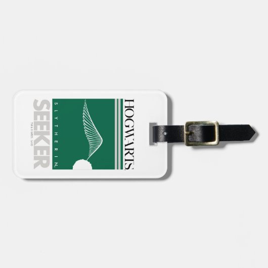 Harry Potter | SLYTHERIN™ House Quidditch Seeker Bagagelabel (Voorkant horizontaal)