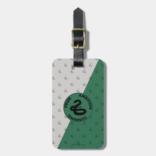 Harry Potter | SLYTHERIN™ House Traits Graphic Bagagelabel (Voorkant verticaal)