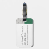 Harry Potter | SLYTHERIN™ House Traits Graphic Bagagelabel (Achterkant verticaal)