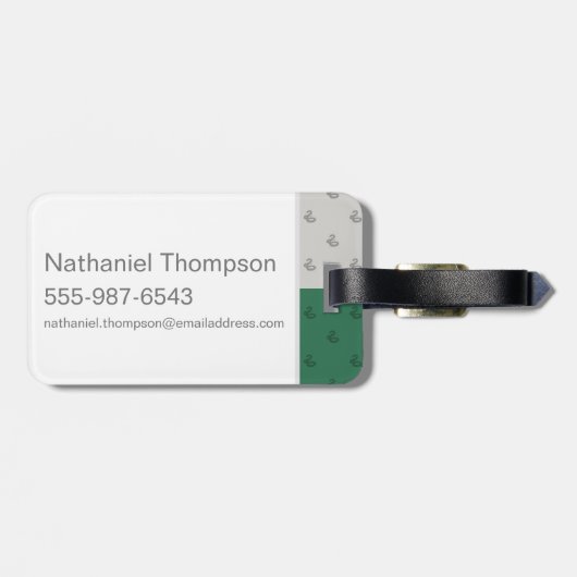 Harry Potter | SLYTHERIN™ House Traits Graphic Bagagelabel (Achterkant horizontaal)