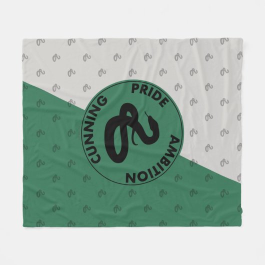 Harry Potter | SLYTHERIN™ House Traits Graphic Fleece Deken (Voorkant (Horizontaal))