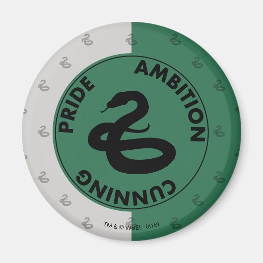 Harry Potter | SLYTHERIN™ House Traits Graphic Magneet (Voorkant)