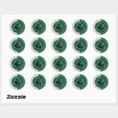 Harry Potter | SLYTHERIN™ House Traits Graphic Ronde Sticker (Vel)