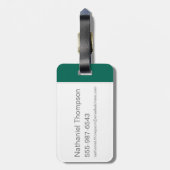 Harry Potter| SLYTHERIN™ House Traits Sigil Bagagelabel (Achterkant verticaal)