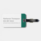 Harry Potter| SLYTHERIN™ House Traits Sigil Bagagelabel (Achterkant horizontaal)