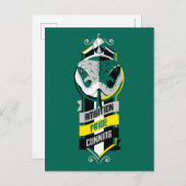 Harry Potter | SLYTHERIN™ House Traits Sigil Briefkaart (Voorkant / Achterkant)