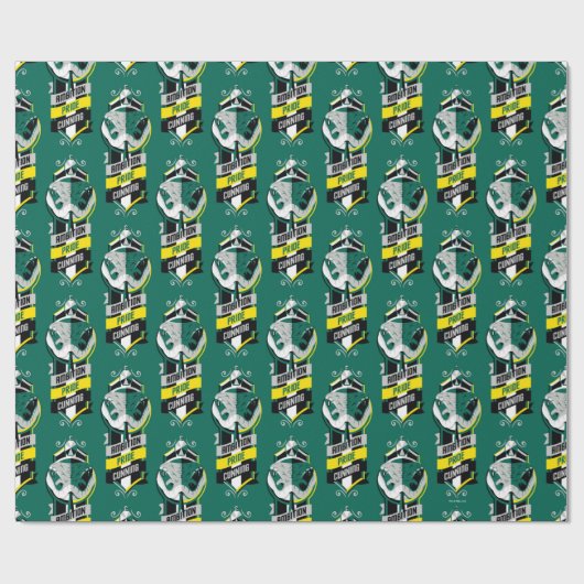 Harry Potter | SLYTHERIN™ House Traits Sigil Cadeaupapier (Vlak)