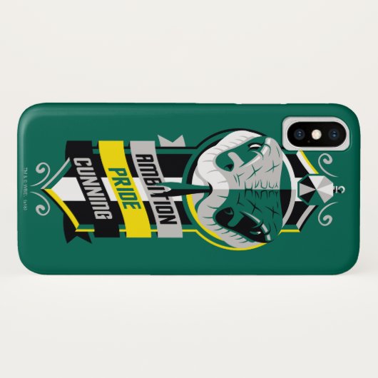 Harry Potter | SLYTHERIN™ House Traits Sigil Case-Mate iPhone Case (Achterkant (horizontaal))