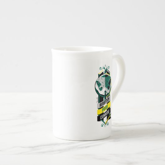 Harry Potter | SLYTHERIN™ House Traits Sigil Porselein Kop (Voorkant rechts)