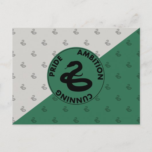 Harry Potter | SLYTHERIN™ Huis Eigenschappen Grafi Briefkaart (Voorkant)