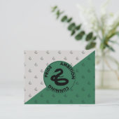 Harry Potter | SLYTHERIN™ Huis Eigenschappen Grafi Briefkaart (Staand voorkant)
