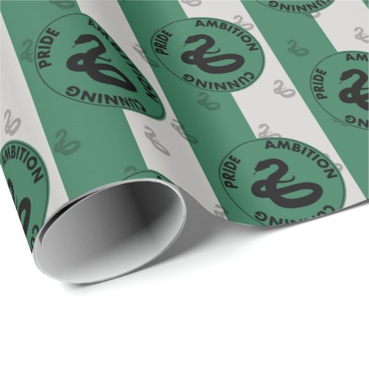 Harry Potter | SLYTHERIN™ Huis Eigenschappen Grafi Cadeaupapier (Rol Hoek)