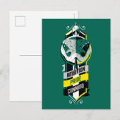 Harry Potter | SLYTHERIN™ Huis Kenmerken Sigil Briefkaart (Voorkant / Achterkant)