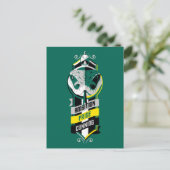 Harry Potter | SLYTHERIN™ Huis Kenmerken Sigil Briefkaart (Staand voorkant)
