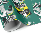 Harry Potter | SLYTHERIN™ Huis Kenmerken Sigil Cadeaupapier (Rol Hoek)