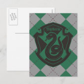 Harry Potter | Slytherin Huis Wapen Briefkaart (Voorkant / Achterkant)