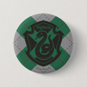 Harry Potter   Slytherin Huis Wapen Ronde Button 5,7 Cm