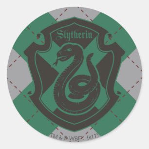 Harry Potter   Slytherin Huis Wapen Ronde Sticker