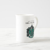 Harry Potter | Slytherin Leraar Gepersonaliseerd Porselein Kop (Voorkant rechts)