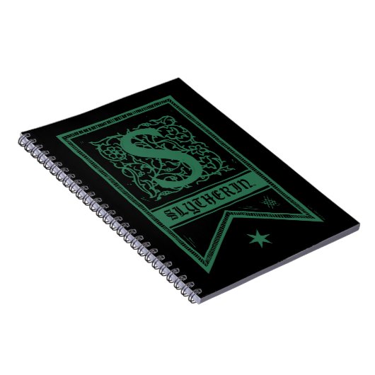 Harry Potter | Slytherin Monogram Banner Notitieboek (Rechterzijde)