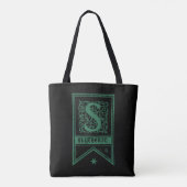 Harry Potter| Slytherin Monogram Banner Tote Bag (Achterkant)
