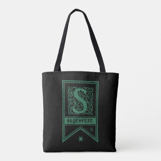 Harry Potter| Slytherin Monogram Banner Tote Bag (Achterkant)