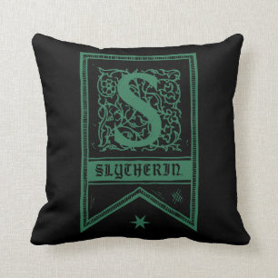 Harry Potter Slytherin Monogram Vlag Kussen