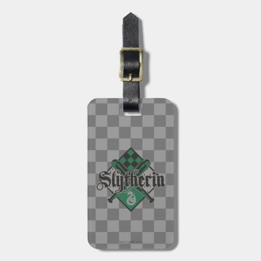 Harry Potter | Slytherin QUIDDITCH™ Crest Bagagelabel (Voorkant verticaal)