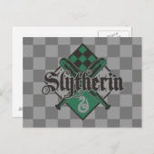 Harry Potter | Slytherin QUIDDITCH™ Crest Briefkaart (Voorkant / Achterkant)