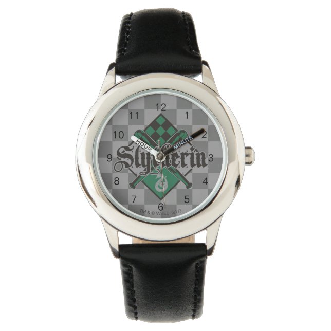 Harry Potter | Slytherin QUIDDITCH™ Crest Horloge (Voorkant)